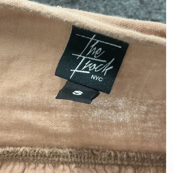 The Frock NYC 100% Cotton Gauze Crinkle Dusty Rose Maxi Boheme Shirt Dress Sm - Picture 8 of 10